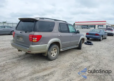 2002 Toyota Sequoia Sr5 z USA, uszkodzony, nr VIN 5TDZT34AX2S134839